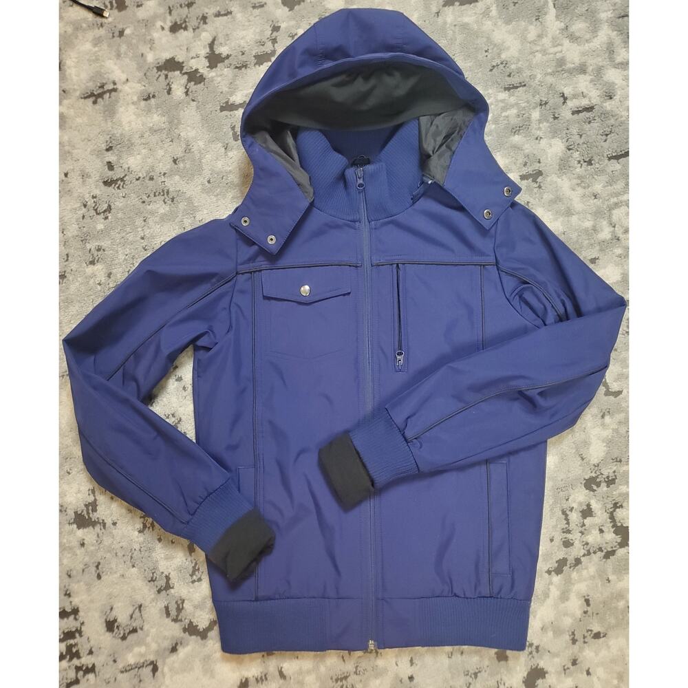 BauBax Gorpcore Bikecore Blokecore Jacket Water Resistant Wind Breaker Hood